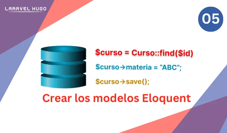 Crear los modelos Eloquent en Laravel